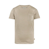 Sand Striped Cotton T-shirt > Koko Noko