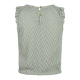 Sleeveless Lace Blouse > Koko Noko Soft Green