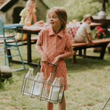 Soft Orange Check Terry Dress > Koko Noko (7-12 years)