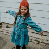 Ruffle Denim Dress > Koko Noko