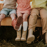 Light Brown Muslin Wide Leg Trousers > Koko Noko
