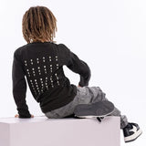 Black Waffle L/S Tee > No Way Monday