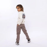 Taupe Cargo Trousers > No Way Monday