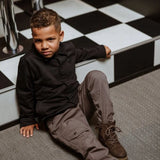 Taupe Cargo Trousers > No Way Monday