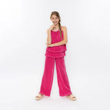 Fuchsia Cami and Trouser Set > No Way Monday