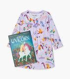 Uni The Unicorn  - Nightie and Book - Books to Bed by Hatley