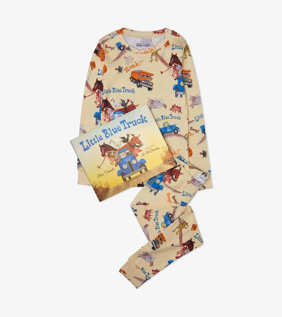 Little Blue Truck - Two Piece Pajama and Book - Books to Bed by Hatley