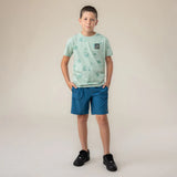 Teal Bermuda Shorts > Nano