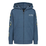 Billibong Arch Full Zip Hoodie > China Blue Heather