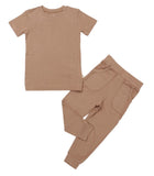 Two-Piece Beige Bamboo Pocket Pajamas > KINDEREN