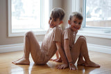 Two-Piece Beige Bamboo Pocket Pajamas > KINDEREN