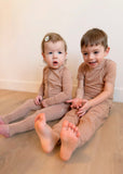 Prairie Beige Convertible Footie Sleeper > KINDEREN