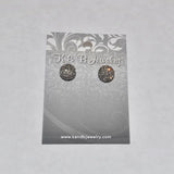 Crystal Pave' Ball Studs > K&B Jewelry