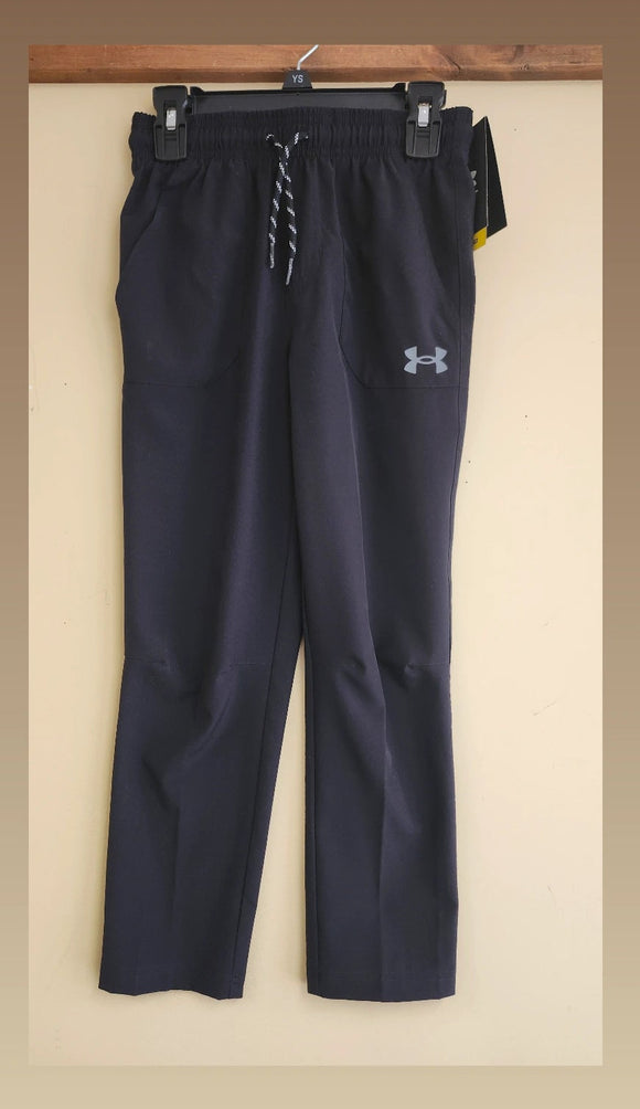 Stretch Tech Pants in 7/8 and 12/14 (Black) > UNDER ARMOUR ™️
