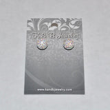 Crystal Pave' Ball Studs > K&B Jewelry