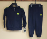 Black Taping UA Zip Hoodie Set 4-7yrs  > UNDER ARMOUR ™️