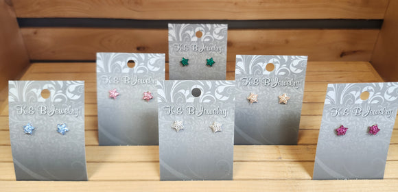 Sparkle Star Studs > K&B Jewelry