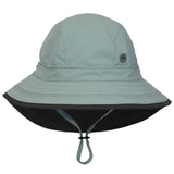 Sage Green UV Beach Hat > Calikids (low back brim for extra coverage)