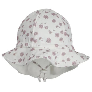 Lilac Daisy UV Summer Hat > Calikids – Kids Clothing Cottage