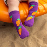 Bananas Carrots and Watermelon Kid's Socks > GOOD LUCK SOCKS