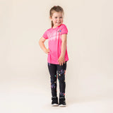 Black Floral Athletic Leggings  > Nano Active Wear