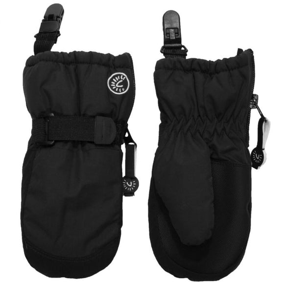 Winter Waterproof Mittens with Clips - Black > Calikids