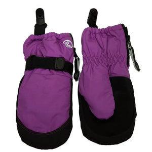 Winter Waterproof Mittens with Clips - Plum > Calikids