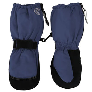 Long Cuff Waterproof Winter Mitts - Blue > Calikids