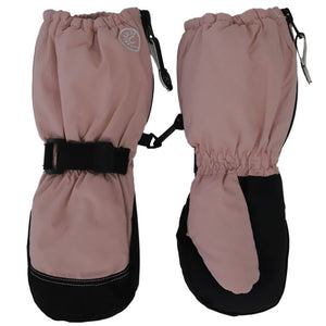 Long Cuff Waterproof Winter Mitts - Blush Pink > Calikids