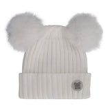 Itty Bitty Double Pom Knit Hat > Calikids