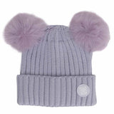 Itty Bitty Double Pom Knit Hat > Calikids