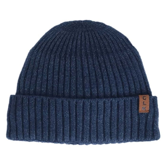 Navy Soft Knit Lined Toque > Calikids in 6-10yr only
