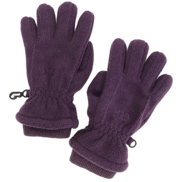 Blackberry - Deep Purple Fleece Gloves > Calikids
