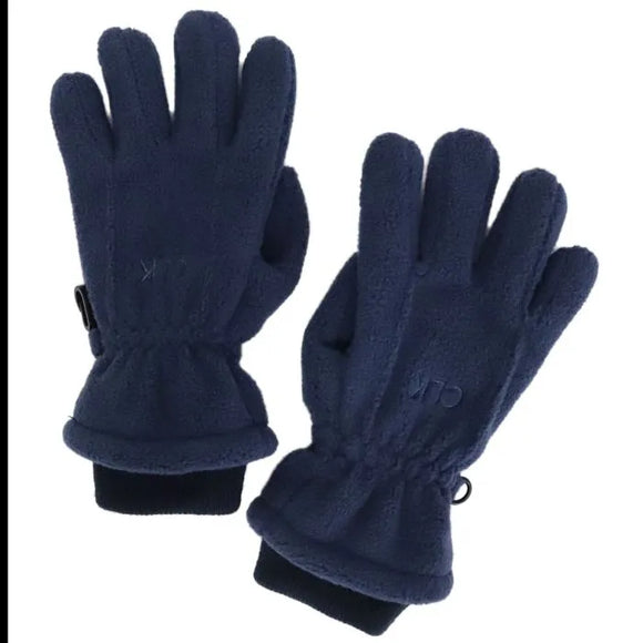 Blue Fleece Gloves > Calikids