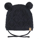 Double Pom Knit Hat (Baby 0-3 Month only) > Calikids (Multiple Colours)