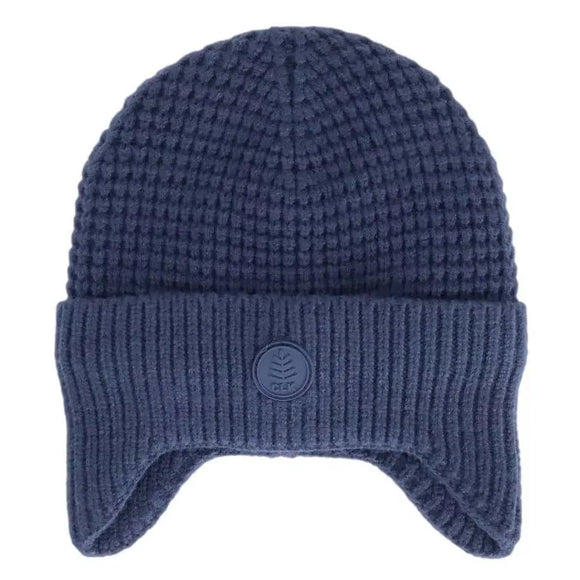 Blue Soft Knit Hat with Ear Covers  > Calikids