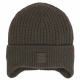 Soft Lined Knit Hat > Calikids in Green & Mocha Taupe