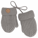'Soft Touch' Ribbed Knit Mittens  with CORD > Calikids (Several Colour Options)