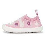 Pink Bunny Graphic Knit Shoes > Jan & Jul