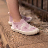 Pink Bunny Graphic Knit Shoes > Jan & Jul