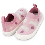 Pink Bunny Graphic Knit Shoes > Jan & Jul