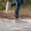 Taupe Pebbles Graphic Knit Shoes > Jan & Jul