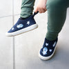 Navy Rocket Graphic Knit Shoes > Jan & Jul