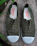 KAKI (light distressed) Cienta Sneakers - Adult Size only