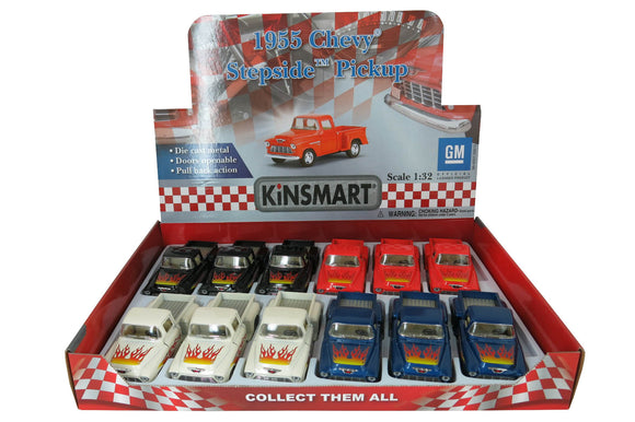 1955 Chevy Stepside Pick-Up > Kinsmart Die-Cast Vehicles