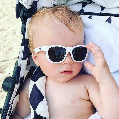 Wicked White Navigator Sunglasses > Babiators