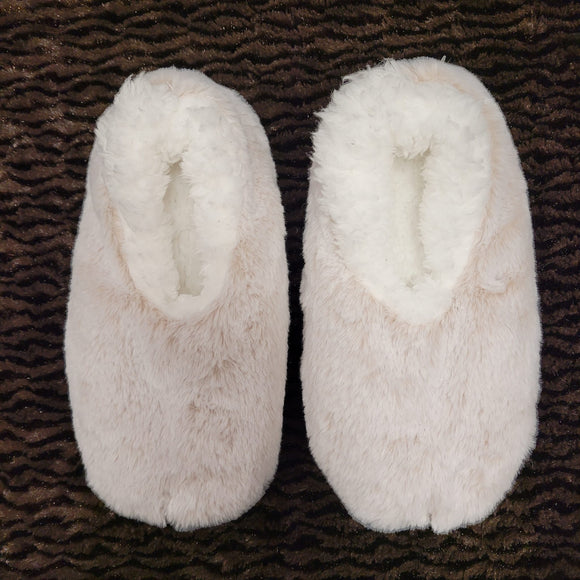 Kid's Frosty's Faux Fur Beige > Snoozies!