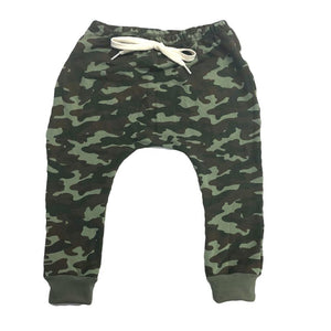 Portage And Main > Green Camo Joggers in 1/2 yr only