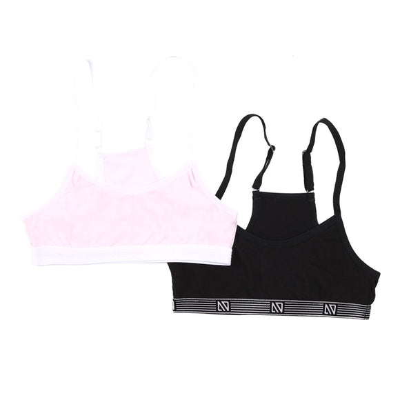 Bralette - 2 pack in Pink and Black > Nano
