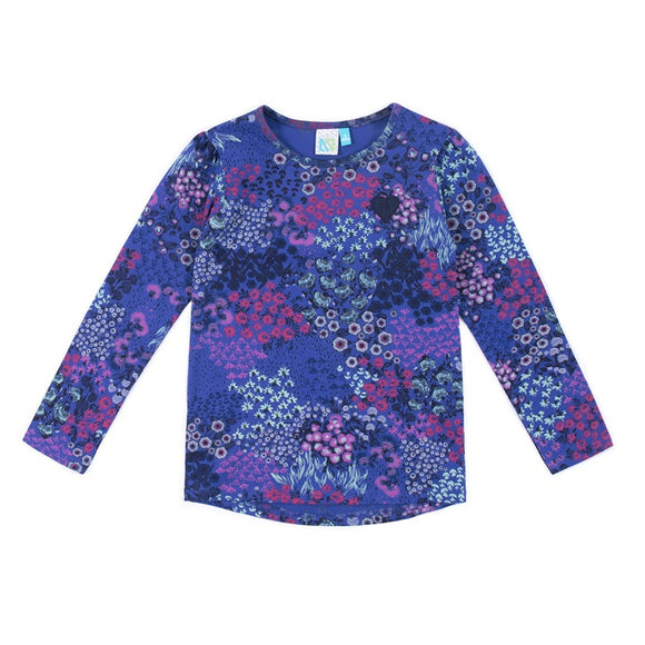 Nano Baby Floral T-Shirt > Purple in 3m